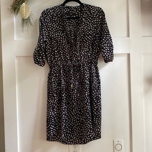 Black and white dress